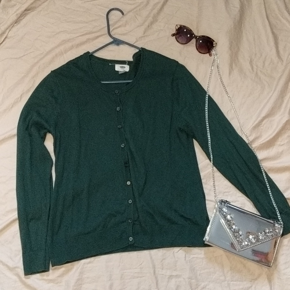 Old Navy Dark Green Cardigan
